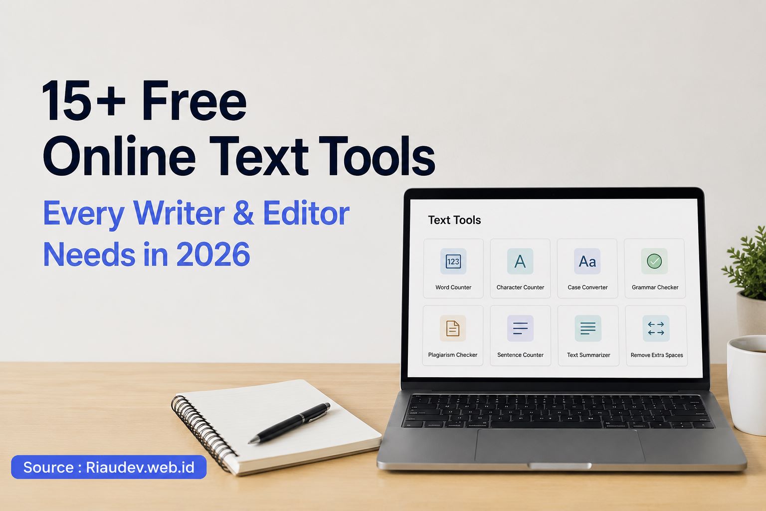 15+ Tools Teks Gratis yang Bikin Kerja Penulis & Editor 10x Lebih Efisien